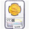 Image 2 : 1924 $20 Gold Double Eagle NGC MS65