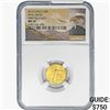 Image 1 : 2015 $5 1/10oz. Gold Eagle Wide Reeds NGC MS70 FR