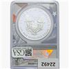 Image 2 : 2021-W Silver Eagle ANACS PR70 DCAM Ty 1