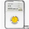 Image 1 : 1910 $2.50 Gold Quarter Eagle NGC AU58