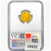 Image 2 : 1910 $2.50 Gold Quarter Eagle NGC AU58