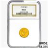 Image 1 : 1913 $2.50 Gold Quarter Eagle NGC MS61