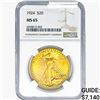 Image 1 : 1924 $20 Gold Double Eagle NGC MS65