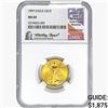 Image 1 : 1997 $10 1/4oz. Gold Eagle NGC MS69 Signed Frost