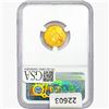 Image 2 : 1925-D $2.50 Gold Quarter Eagle NGC MS62