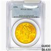 Image 1 : 1896 $20 Gold Double Eagle PCGS MS62
