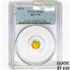 Image 1 : 1874 Round California Gold Quarter PCGS MS65 BG-79