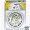 Image 1 : 1899 Morgan Silver Dollar ANACS MS62