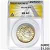 Image 1 : 1915-S Barber Half Dollar ANACS MS60