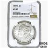 Image 1 : 1897-S Morgan Silver Dollar NGC MS63