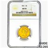 Image 1 : 1861 $5 Gold Half Eagle NGC AU55