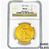 Image 1 : 1927 $20 Gold Double Eagle NGC MS64