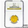 Image 1 : 1909 $5 Gold Half Eagle NGC MS62