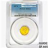 Image 1 : 1874 Rare Gold Dollar PCGS MS62