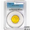 Image 1 : 1881 $5 Gold Half Eagle PCGS MS62