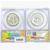 Image 2 : 1966 [2] Kennedy Half Dollar ANACS SP64 SMS DBL DI
