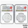Image 1 : 1982-1983 [2] Canada Silver Dollar  NGC PF69 UC