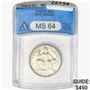 Image 1 : 1936-D San Diego Half Dollar ANACS MS64
