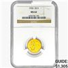Image 1 : 1926 $2.50 Gold Quarter Eagle NGC MS62