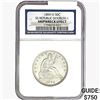 Image 1 : 1859-O Seated Lib. 50C NGC Shipwreck Effect SS REP