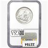 Image 2 : 1857 Seated Lib. 50C NGC Shipwreck Effect SS REP.