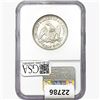 Image 2 : 1859-O Seated Lib. 50C NGC Shipwreck Effect SS REP