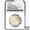 Image 1 : 1857 Seated Lib. 50C NGC Shipwreck Effect SS REP.