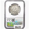 Image 2 : 1857 Seated Lib. 50C NGC Shipwreck Effect SS REP.