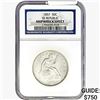 Image 1 : 1857 Seated Lib. 50C NGC Shipwreck Effect SS REP.
