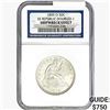 Image 1 : 1859-O Seated Lib. 50C NGC Shipwreck Effect SS REP