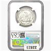 Image 2 : 1858 Seated Lib. 50C NGC Shipwreck Effect SS REP.