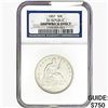 Image 1 : 1857 Seated Lib. 50C NGC Shipwreck Effect SS REP.