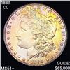 Image 1 : 1889-CC Morgan Silver Dollar UNCIRCULATED +