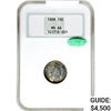 Image 1 : 1898 CAC Barber Dime NGC MS66