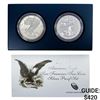Image 1 : 2012 Proof and Rev. Proof 1oz Silver Eagle Set [2