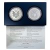 Image 2 : 2012 Proof and Rev. Proof 1oz Silver Eagle Set [2