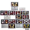 Image 1 : 2007-2010 Silver US Proof Sets [60 Coins]