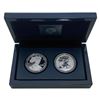 Image 3 : 2012 Proof and Rev. Proof 1oz Silver Eagle Set [2