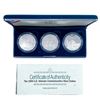Image 2 : 1994 US Veterans Comm. Silver Dollars [3 Coins]
