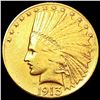 Image 1 : 1913 $10 Gold Eagle CLOSELY UNCIRCULATED
