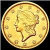 Image 1 : 1849 Rare Gold Dollar CLOSELY UNCIRCULATED