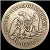 Image 2 : 1863 Seated Liberty Half Dollar NICELY CIRCULATED
