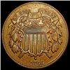 Image 1 : 1866 Two Cent Piece CLOSELY UNCIRCULATED