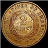 Image 2 : 1866 Two Cent Piece CLOSELY UNCIRCULATED