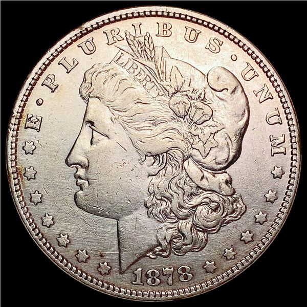 1878 8TF Morgan Silver Dollar CLOSELY UNCIRCULATED
