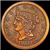 Image 1 : 1851 Braided Hair Half Cent CLOSELY UNCIRCULATED