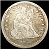 Image 1 : 1862 Seated Liberty Quarter NICELY CIRCULATED