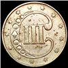 Image 2 : 1853 Silver Three Cent CHOICE AU