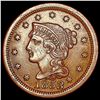 Image 1 : 1853 Braided Hair Large Cent CLOSELY UNCIRCULATED