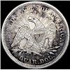 Image 2 : 1853 Arws & Rays Seated Liberty Quarter CLOSELY UN